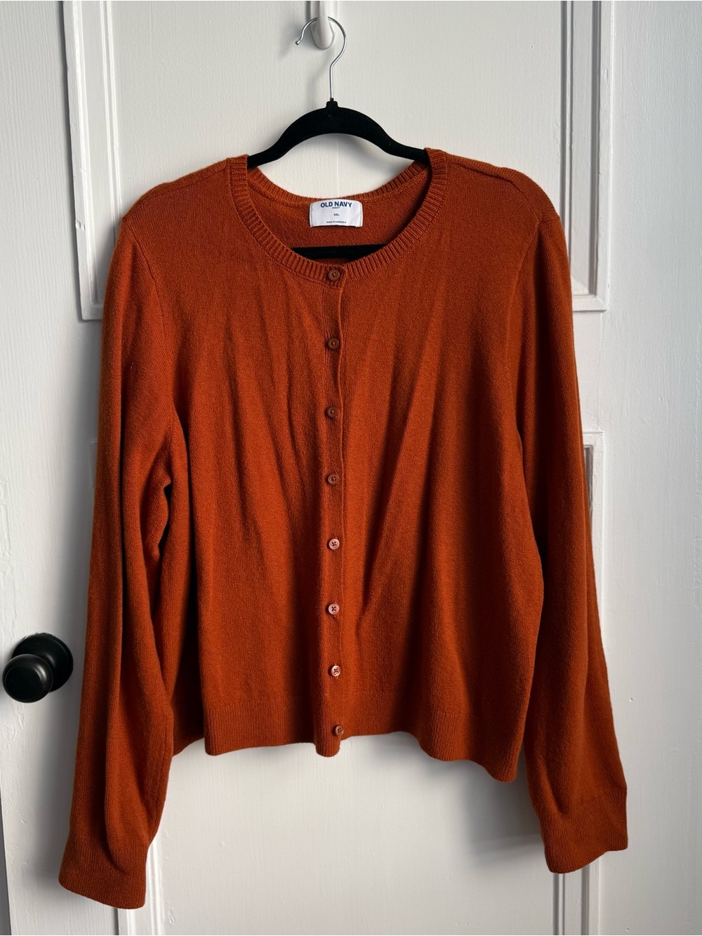 Old navy burnt orange cardigan
